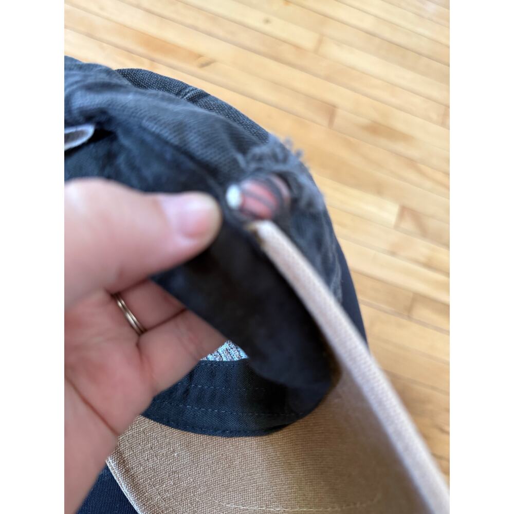 Carhartt Vintag Canvas Distressed Script Leather … - image 4